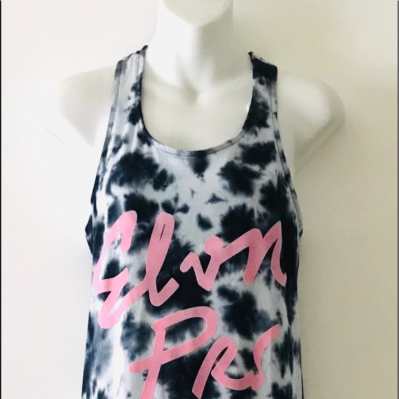 Little ELEVEN PARIS NWT Tie Dye LOGO Maxi DRESS Size 14 - Picture 2 of 6